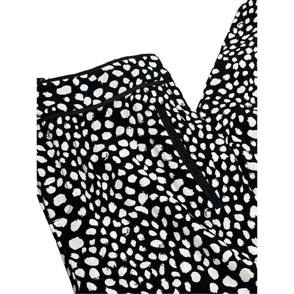Zara Trafaluc black and white print pull on pants size M - Picture 7 of 15